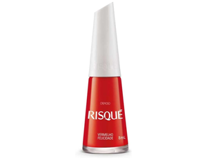 Esmalte Cremoso Vermelho Felicidade Risqué